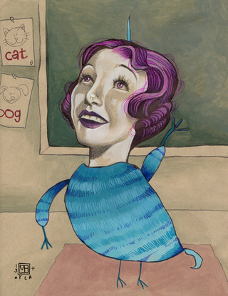 Illustration for article titled Artist collaborates with her four-year-old daughter, and magic results